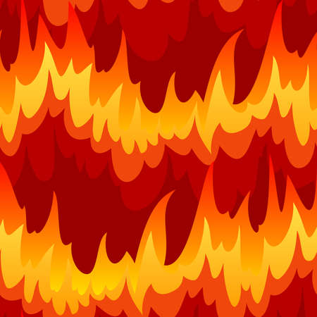 Seamless with fire (can be repeated and scaled in any size)のイラスト素材
