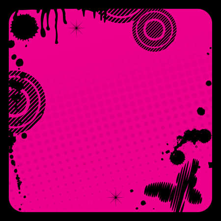 Grunge  background with black frame from dirtyのイラスト素材