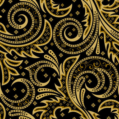 Seamless from abstract brown plant(can be repeated and scaled in any size)のイラスト素材