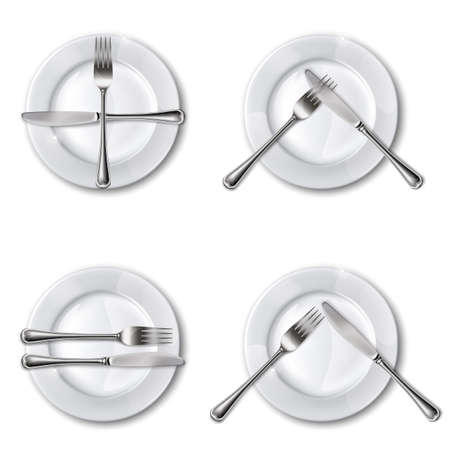 Character set cutlery in the restaurant. Isolated.Mesh.This file contains transparency.のイラスト素材