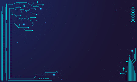 Circuit board background. Technology concept. Vector illustration for your designのイラスト素材