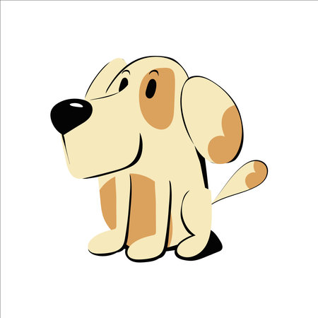Cute dog print design. Vector illustration design for fashion fabrics, textile graphics, prints.のイラスト素材