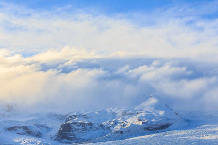 Vatnajokull Glacier in South Icelandの写真素材