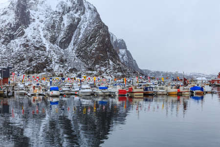 World Championship of arctic cod fishing, Lofoten, Norwayのeditorial素材