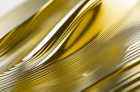 Gold holographic background, modern abstract texture.の写真素材