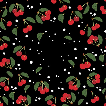 Seamless pattern with fruitsのイラスト素材