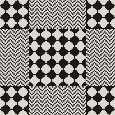 seamless pattern in black and white zig-zag 