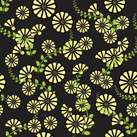 Seamless floral background  Repeat many times のイラスト素材