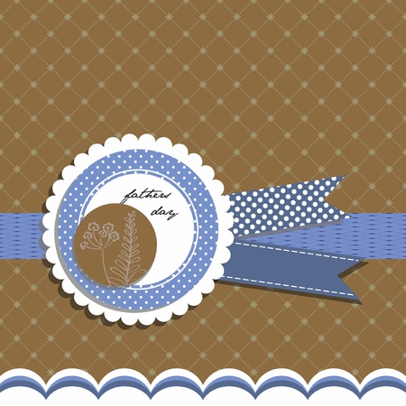 Fathers day greeting cardのイラスト素材