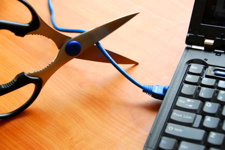 Wireless technology conceptの写真素材