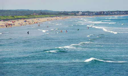 Sandy beach in Maine, USA