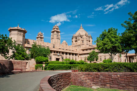 Umaid Bhawan palace hotel in Jodhpur in Rajasthan, Indiaのeditorial素材