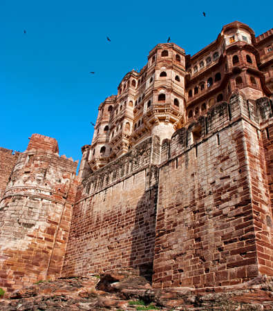 Mehrangarh Fort, Jodhpur, Rajasthan, Indiaのeditorial素材