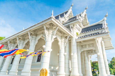 Buddha Temple Kaeo Ko Wararam. Location: Krabi, Thailand. Artistic picture. Beauty world. の写真素材