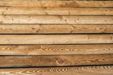 Background with wood texture, horizontal wall boards with beautiful natural wood texture