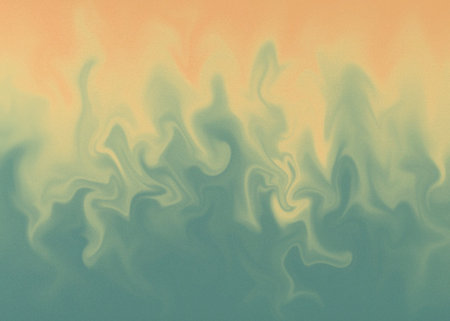 Banner abstract design of light green and yellow colors gradient background. Grainy texture effect.