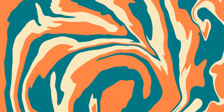 Vibrant colorful background with soft tones forming wavy shapes. Abstract illustration design for...