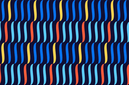 Abstract background, blue stripes, seamless, vector. Geometric, colored background with blue and...
