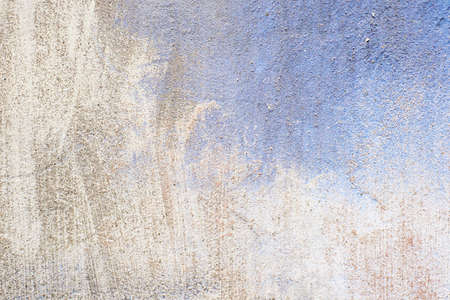 Old background concrete half blue grey.の写真素材