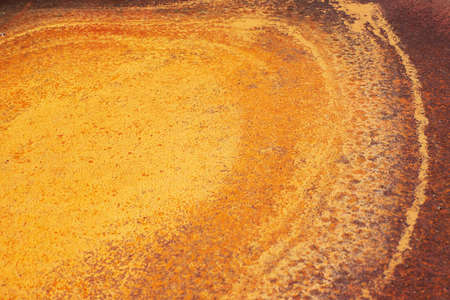 Yellow texture. Brown backgroundの写真素材