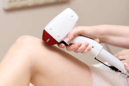 Laser turbo epilation. Medical device. Treatment.の写真素材