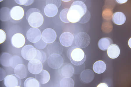 Blue spots. Blurred. Light background. Bokeh.の写真素材