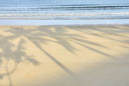 Blue sea. Warm sand. Shadows.