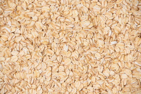 Many flakes. Healthy food. Muesli for breakfast.の写真素材