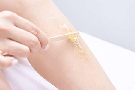 Hair removal. Cosmetic procedure. Beauty and health. Bright skin.