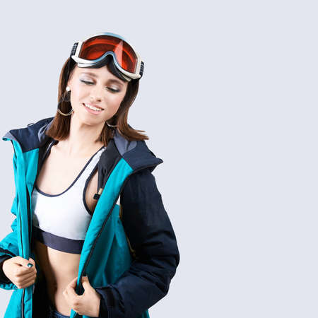 Beauty sport girl. Pretty young woman in fitness clothes.