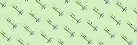 Syringe drug. Doctor injection vaccine pattern. Hard shadow. Healthcare therapy. Cosmetology...