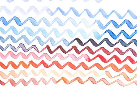 Watercolor texture uneven pattern background. Colorful hand drawing art. Vintage backdrop banner....