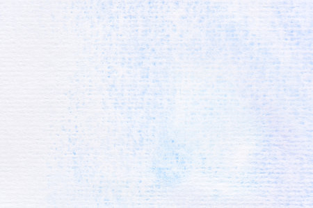 Abstract blue texture on white paper background with subtle pastel shades for art and design projects.の写真素材