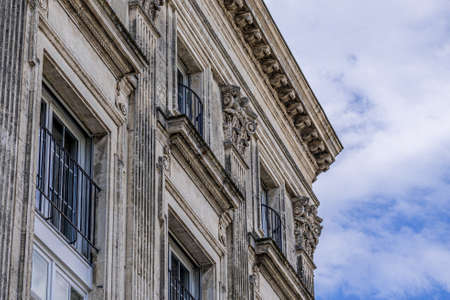 Bayonne, France. 19.06.2020. French building, architectural masterpiece. History art.のeditorial素材