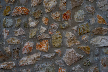 Medieval stone wall for background. High quality photo