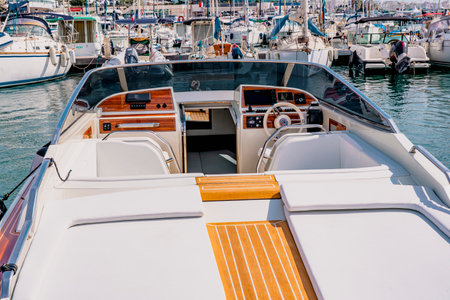 Cannes, France - 10.09.2021 : Annual Yacht Show Festival in french riviera. The largest luxury yacht, new technologies in the world of yachts. Participants come from all the world for the yacht show.のeditorial素材