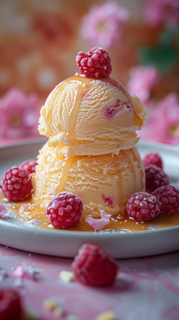 Assorted ice cream. AI Generative. High quality photoの写真素材