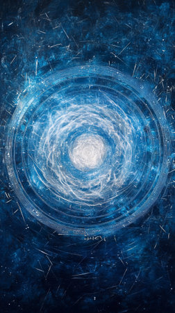 Abstract purple cosmic background. AI Generative.の写真素材