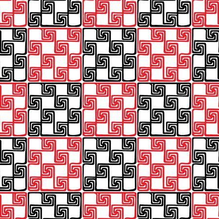 Boho tribal ethnic motifs pattern geometric seamless vector background. Stunning ikat tribal motifs made of fabric with a textile print of a traditional design in the form of a square and rhombus.のイラスト素材