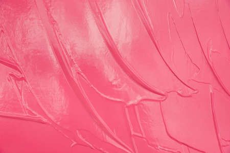 Structural plaster pink. Artistic background handmade. Background of stucco textures pink color....