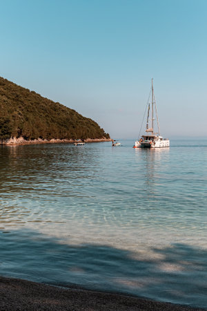 Summertime in Sivota Thesprotia Greece mediterranean sea.