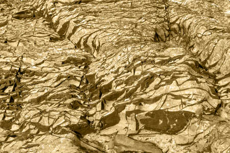 Background, abstract unique texture of the sea, stone on the shore.の写真素材