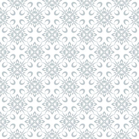 Abstract pattern in Arabian style seamless vector background. Blue and white pattern graphic modern pattern.のイラスト素材