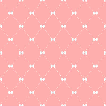 Simple pink pattern. Seamless vector background.のイラスト素材