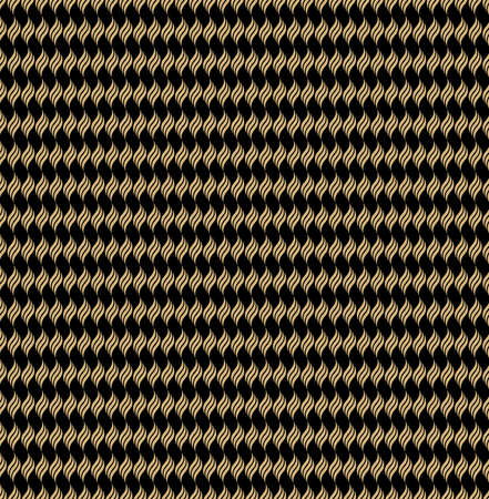 The geometric abstract pattern. Seamless vector background. Black and gold texture. Graphic modern...