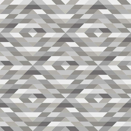 Abstract geometric patern with rhombuses. A seamless vector background. Grey texture. Graphic modern...