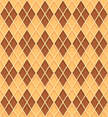 Abstract geometric pattern. A seamless vector background. White and yellow ornament. Graphic modern patternのイラスト素材