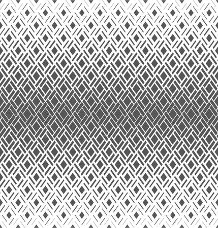 Abstract geometric pattern with rhombuses. A seamless vector background. White and grey ornament. Graphic modern patternのイラスト素材