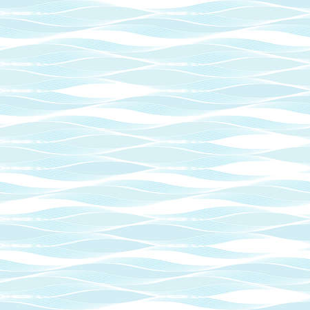 The geometric pattern with wavy lines. Seamless vector background.のイラスト素材