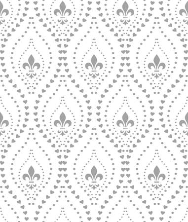 The geometric pattern with wavy lines, points.のイラスト素材